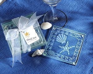 婚礼礼品 回礼抽奖小礼品 海星贝壳玻璃杯垫在类目 餐饮具, 杯子/水杯/水壶, 杯垫中 - 来自Buy2taobao.com提供专业的淘宝代购服务