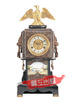 仿古座钟欧式机械座钟摆设，饰品软装工艺，纯铜理石钟540mm
