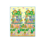 考比单面薄款婴儿爬行垫/游戏垫/野餐垫快乐家庭150*180*0.5cm