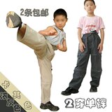 【2条免邮】8-16岁 春夏大童裤子 7分/长裤2穿 日单正品外贸童装