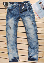 F53-F54 帮朋友的 您买不到的价格 名品破碎雪花直筒牛仔裤 886