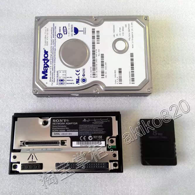 PS2 3W5W型网卡HDL套装 免改机免光头 装满