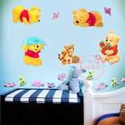 大号 维尼熊家居装饰 幼儿园教室个性墙贴纸 儿童房卧室墙贴纸
