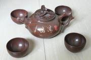纯天然木鱼石茶具，茶杯茶壶茶盘套装，茶具套装