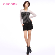 COCOON可可尼2012新品靓丽摩登波点上衣211105001原价1088