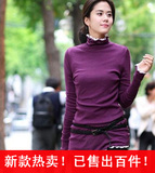2010秋装新品 女 韩版女装 薄款针织衫长袖假两件打底衫