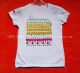 韩国定单纯棉好品质超可耐小鸡全家福纯白短袖T恤