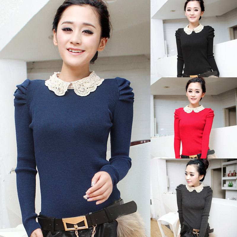 【多图】2012<em>娃娃领毛衣</em> - 2012<em>娃娃领毛衣</em>品