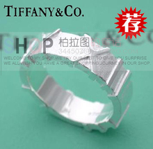Nuevos anillos de Tiffany romanas de plata de ley 925 cajas de la joyería de regalo