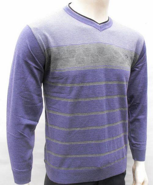 男装<em>羊绒毛衣</em>精致经典抽象花型黑鹰 <em>男士</em>时尚