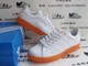 专柜正品adidas三叶草史密斯白橘水晶底情侣款