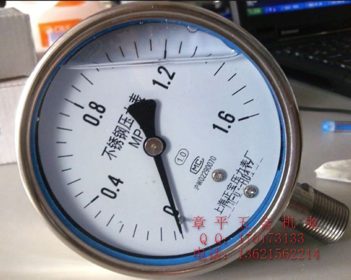 不锈钢304气压抗酸耐腐蚀液压耐震水压力表 YN100BF 1.6Mpa在类目 五金/工具, 仪器仪表, 压力表中 - 来自Buy2taobao.com提供专业的淘宝代购服务