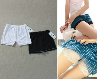 (Ladies 611-2) high elasticity anti emptied three pants ice wire safety pants Leggings 5021