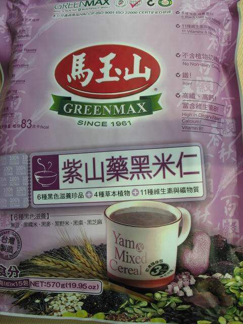 皇冠 100%好评 马玉山紫山药黑米仁(15入)多种种矿物质。