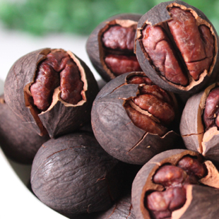  淘滋源精品坚果零食 纯手工炭烘手剥黑珍珠山核桃小核桃 250g新货