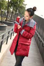 迎圣诞大促销  2010款<span class=H>艾莱依</span><span class=H>羽绒</span><span class=H>服</span> 女 修身中长<span class=H>羽绒</span><span class=H>服</span>FT508多穿