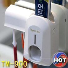 韩都衣舍●五皇冠●现货●韩国TOUCHME挤牙膏器TM-900含2人架僥昇