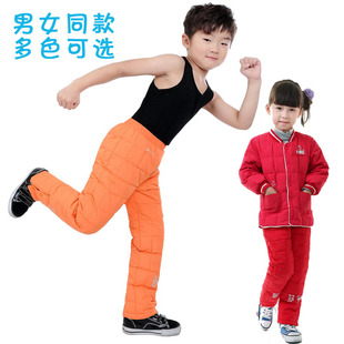  新款儿童羽绒裤外传穿 内胆 男女同款 防寒保暖多色可选 特价