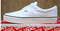 2012新款男女情侶款帆布鞋 萬斯vans 107正品專櫃板鞋 低幫純白色