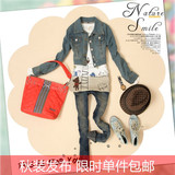 包邮 2010秋装新品 卡通款<span class=H>女装</span> 圆领韩版T恤TX3045