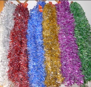龙年挂件彩带双层加密彩龙2米 春节过年装饰场景布置彩带彩条毛条