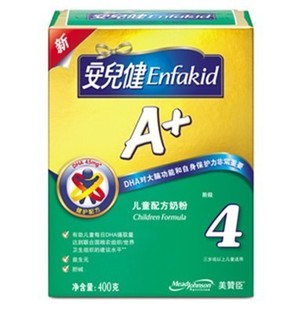  美赞臣 安儿健A+儿童配方奶粉 4段 3-6岁 400g/盒