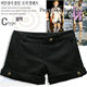 A296时尚毛尼短裤
