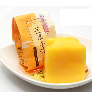 雪之恋 台湾进口食品 芒果冻盒装500g/盒 芒果味 纸袋包装10颗入
