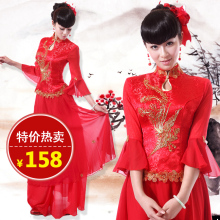 【特价158元】婚纱礼服旗袍 2011新款 中式改良 红色新娘旗袍 313