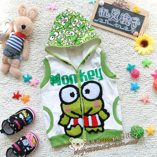 儿童<em>马甲</em>/背心,满百包邮纯棉<em>宝宝</em>棉<em>马夹</em>/对开薄