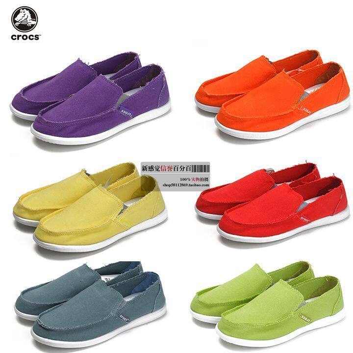 2010新款!原单外贸CROCS圣克鲁兹帆布鞋女鞋 帆布鞋