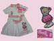 萌萌童坊BARBIE小熊绣花连衣裙Y-017