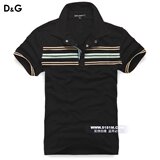 【5151m 09夏新款】D&G 彩色条纹弹性纯棉修