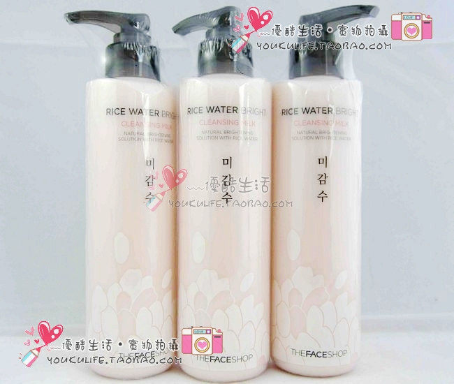 全民疯抢 The Face Shop大米卸妆乳200ML 卸妆油深层卸妆bb霜