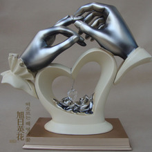 水晶之恋/创意结婚礼物婚庆礼品情侣摆件家居<span class=H>装饰品</span>摆设品工艺品