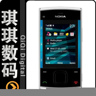 五皇冠 【琪琪数码】诺基亚 X3 全新原装 时尚大众手机