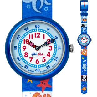  专柜联保正品 Swatch  儿童手表 男孩女孩 水下一族 ZFBN084