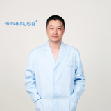 诺尔森兰色医生服MDL-08A 长袖男医生服装工作服白大褂