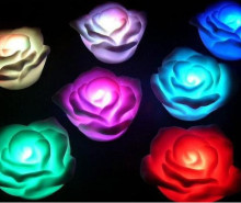 浪漫七彩玫瑰花灯 小号玫瑰花灯 浪漫七彩玫瑰灯 二代