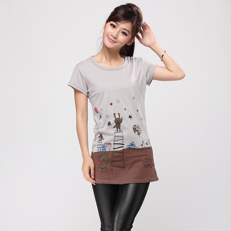 卡通小熊爬楼梯长款...