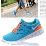 耐克男鞋女鞋nike运动鞋赤足 free run 2专柜正品跑鞋情侣跑步鞋