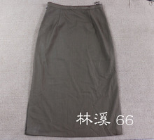 花坊*怡佳咏风格（一折）军绿色单裙（无吊牌）