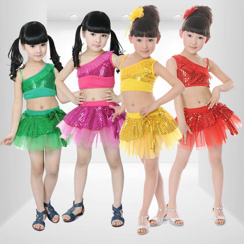 新款<em>儿童</em>表演服动感男孩<em>女孩</em>街舞架子鼓爵士舞