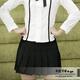 绑结衬衣下身裙黑色