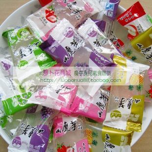  一点石山[魔芋晶500g] 6种口味混搭称重 魔芋果冻 低卡魔芋零食