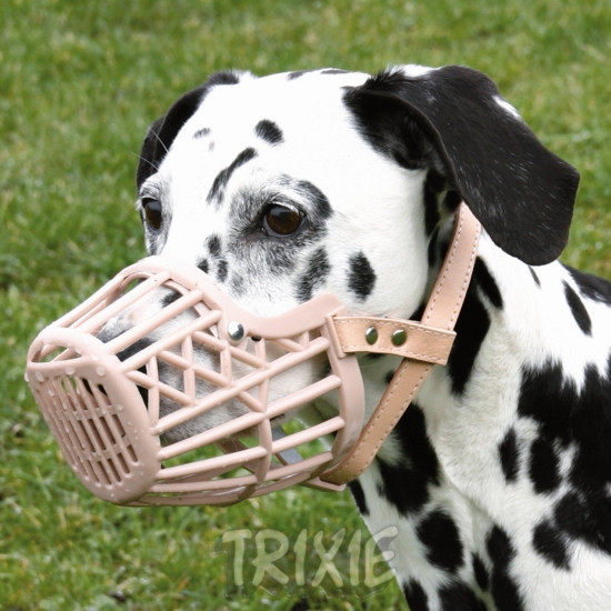Special plastic mouth covering the grid-ventilation dog muzzle dog mask in several models optional 50 Web-mail