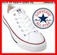 匡威CONVERSE ALLSTAR 经典款白色低帮情侣男女帆布鞋 101000