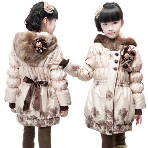 2012新款中大童冬装女童韩版童装儿童棉衣棉服棉袄厚外套