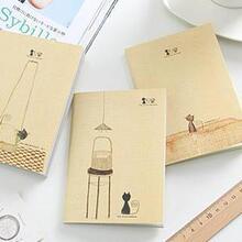 ENO Greeting日韩国文具 可爱呆猫创意笔记本 日记本 D0041