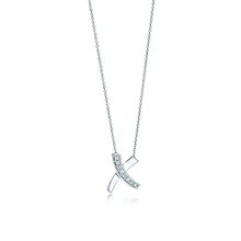 Tiffany plata de ley 925 joyas de diamantes y un collar de cruz parejas de la mitad de los hombres y las mujeres